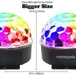 Memzuoix Disco Ball Strobe Light with Remote