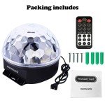 Memzuoix Disco Ball Strobe Light with Remote