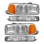 ADCARLIGHTS Headlight Assembly for 1999-2006 GMC Sierra
