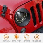 Angry Eyes Headlight Covers for Jeep Wrangler JK