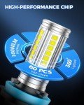 Marsauto 10000LM H11 H16 H8 LED Fog Bulbs