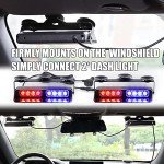 WINECO 2-in-1 Dash Emergency Strobe Lights