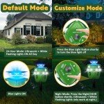 Solar-Powered Deer Repellent with Motion Sensor Lights