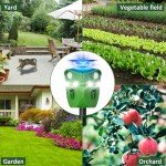 Solar-Powered Deer Repellent with Motion Sensor Lights