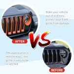 Jeep Gladiator JT Front Grille Inserts & Headlight Cover