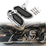 Chrome Motorcycle Passenger Floorboard Kit for Harley