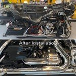 Chrome Motorcycle Passenger Floorboard Kit for Harley