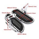 Chrome Motorcycle Passenger Floorboard Kit for Harley