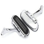 Chrome Motorcycle Passenger Floorboard Kit for Harley