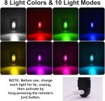 Wireless LED Strobe Light with Remote Control - 4PCS