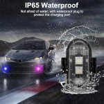 Wireless LED Strobe Light with Remote Control - 4PCS