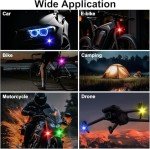 Wireless LED Strobe Light with Remote Control - 4PCS