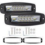 YCHOW-TECH 7 Inch LED Pods, 120W, 12000LM