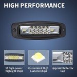 YCHOW-TECH 7 Inch LED Pods, 120W, 12000LM