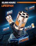 SEALIGHT 3157 LED Turn Signal Bulbs - Amber 2PCS