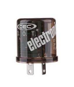 12V Heavy Duty Electronic Flasher Relay - 2-Pin