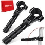 Universal CNC Highway Pegs for Motorcycles - Black