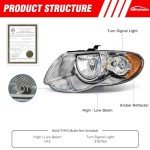 Chrysler Town & Country Headlight Assembly Pair