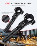 Universal CNC Highway Pegs for Motorcycles - Black