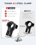 Universal CNC Highway Pegs for Motorcycles - Black