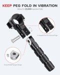 Universal CNC Highway Pegs for Motorcycles - Black