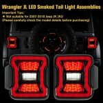 LitMiRaCle LED Tail Lights for Jeep Wrangler JL