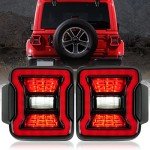 LitMiRaCle LED Tail Lights for Jeep Wrangler JL