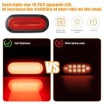 Bearfire LED Oval Tail Lights for Trucks & RVs
