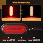 Bearfire LED Oval Tail Lights for Trucks & RVs
