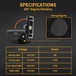 Magnetic Wireless LED Trailer Lights Kit