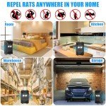4-Pack Ultrasonic Rodent Repellent for Car Engines