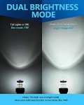 Yorkim 7440 LED White Bulbs for Cars, 4-Pack