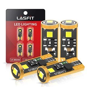 LASFIT 194 LED Bulbs, 6000K White (Pack of 4)