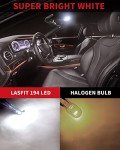 LASFIT 194 LED Bulbs, 6000K White (Pack of 4)