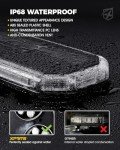 Xprite Blue Emergency Strobe Light Bar with Control Panel