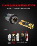 LASFIT 194 LED Bulbs, 6000K White (Pack of 4)