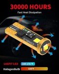 LASFIT 194 LED Bulbs, 6000K White (Pack of 4)