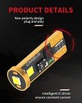 LASFIT 194 LED Bulbs, 6000K White (Pack of 4)