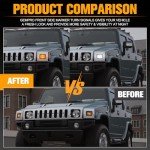 Gempro LED Amber Turn Signal Lights for Hummer H2
