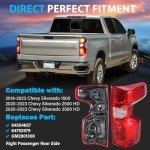 Chevy Rear Tail Light Assembly for 2019-2023