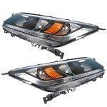 Honda Accord 2013-2015 Headlight Assembly Replacement Pair