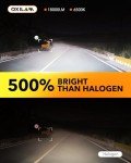 OXILAM H11 LED Bulbs, 18000LM, Cool White, Pack of 2