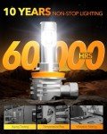 OXILAM H11 LED Bulbs, 18000LM, Cool White, Pack of 2