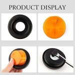 8-Pack 2-Inch Round LED Trailer Marker Lights