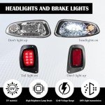 EZGO RXV 2016+ LED Light Kit with Wiring