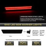 Red LED Smoke Lens Side Marker Light for Dodge