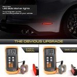 Red LED Smoke Lens Side Marker Light for Dodge
