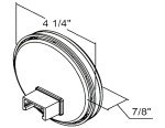 4-Inch Round Amber Strobe Light for Vehicles