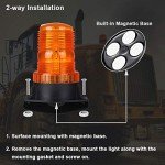 Magnetic Amber LED Strobe Lights for Vehicles