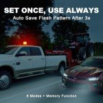 Amber LED Beacon Light for Trucks and Vehicles